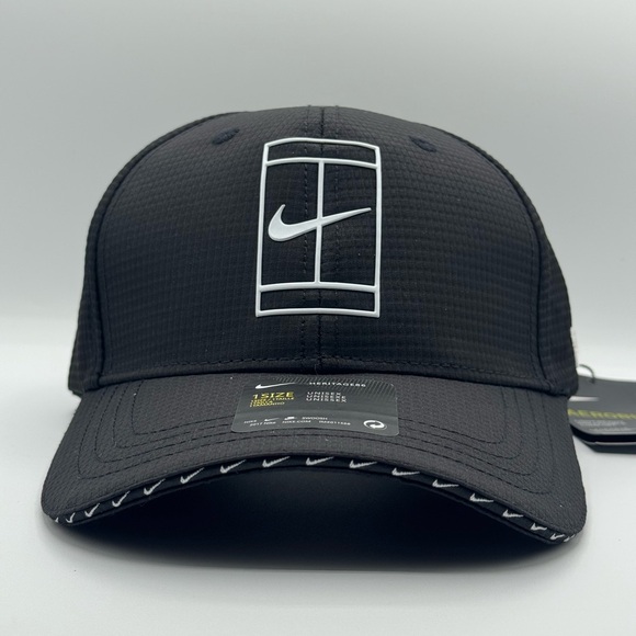 Nike Court Heritage 86 Hat Black - Picture 1 of 6